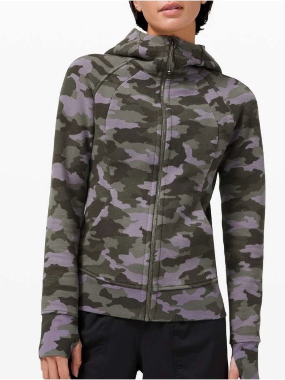 Lululemon Scuba Hoodie Light Cotton Fleece
Camo Lavender Size 4